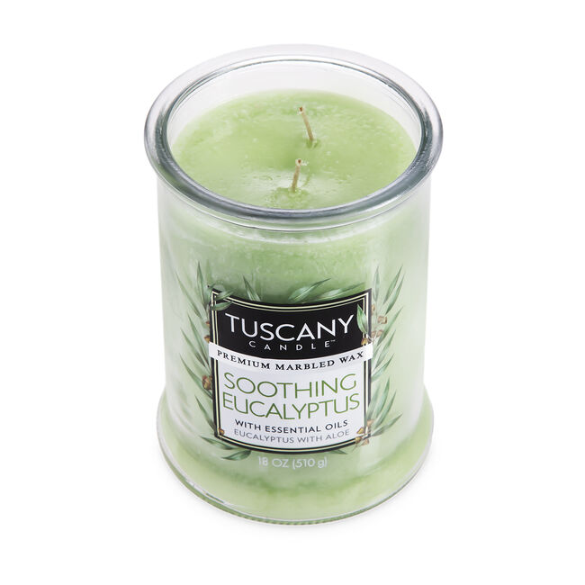Tuscany DoubleWick Candle Soothing Eucalyptus 18oz