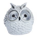 Solar Garden Light Owl with LED Eyes