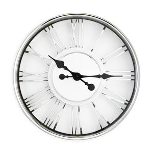 Chrome Numerals Clock 18 087783