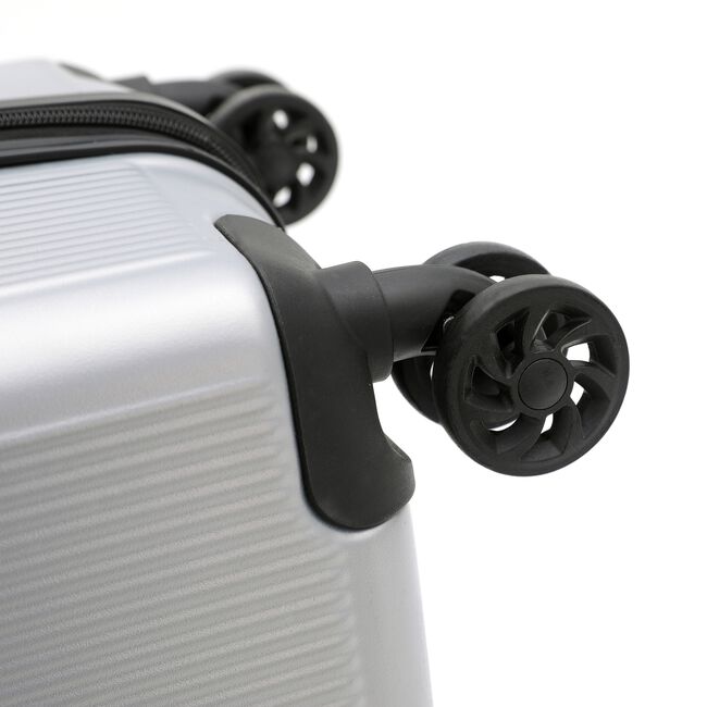 CABIN LIGHTWEIGHT HARDSHELL LUGGAGE - METALLIC SILVER
