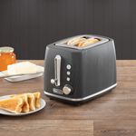 Daewoo Cascade 2 Slice Black Toaster