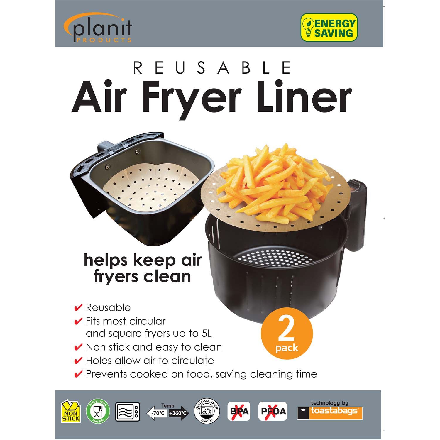 Air Fryer Inner Liner Square Air Fryer Silicone Pot, Reusable Air Fryers  Liners Oven Baking Tray Home Kitchen Air Fryer Accessories For  Restaurant/food Truck/bakery - Temu