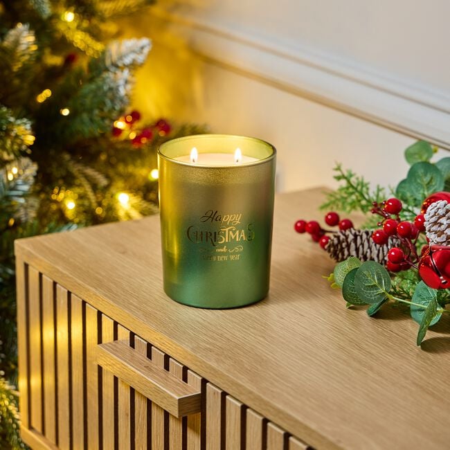 Happy Christmas Cedar & Balsam 470g Candle