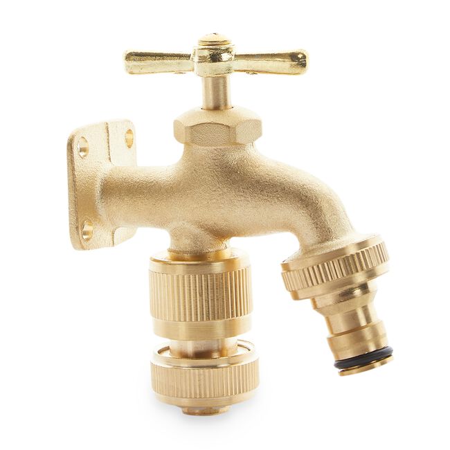 Anywhere Brass Garden Water Tap Kit