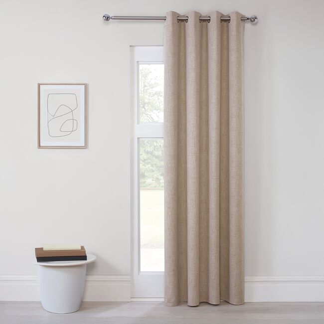 HACKNEY BLACKOUT NATURAL 135x240cm Curtain Panel 