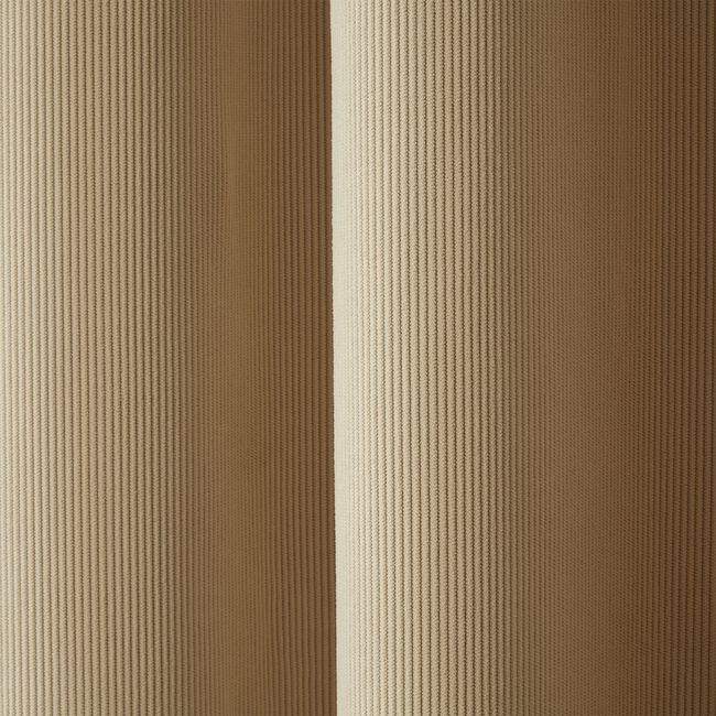 BLACKOUT & THERMAL CORDUROY NATURAL 66x54 Curtain