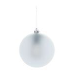 3 PACK 12Cm SILVER Baubles