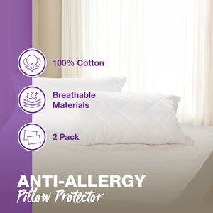 Anti Allergy Pillow Protector Pair