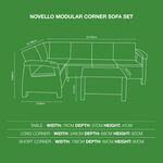 Novello Modular Corner Sofa Set
