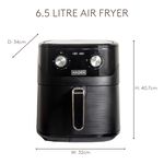 Haden Black 6.5L Air Fryer