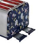 Laura Ashley Elveden Navy 4 Slice Toaster