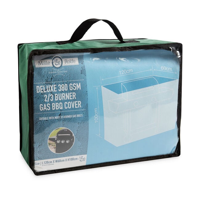 Deluxe 380GSM 2/3 Burner Gas BBQ Cover