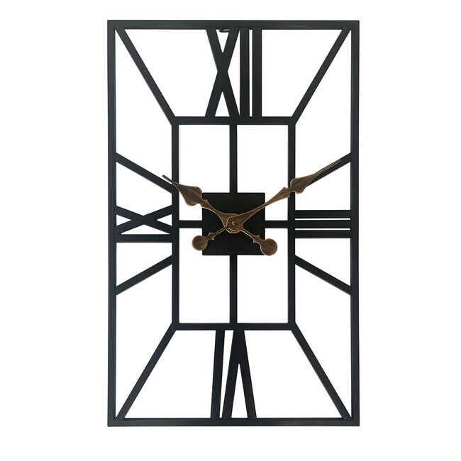 Ava 70cm Clock - Black 