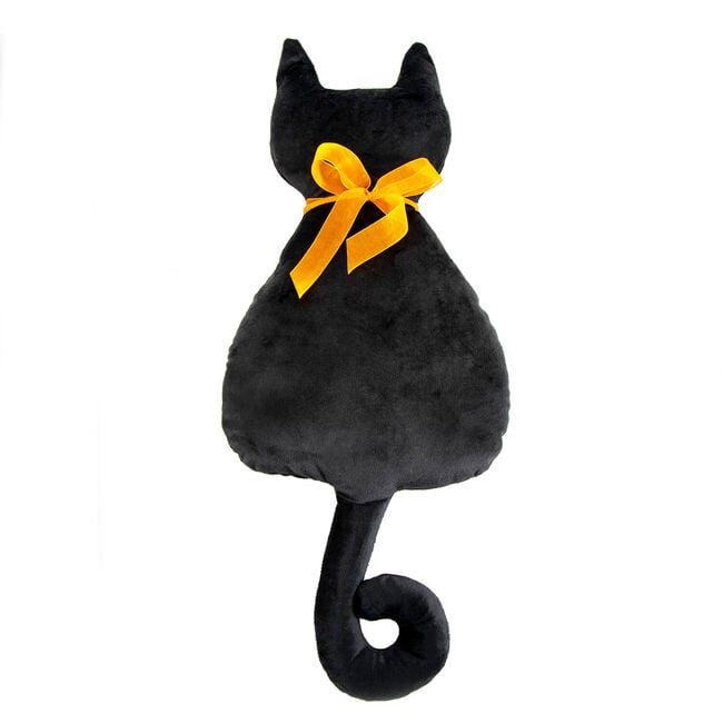 Cat Cushion 40cm - Black