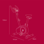 Body Go Fitness Magnetic Upright Exercise Bike