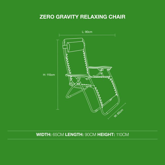 Zero Gravity Relaxing Sun Lounger Chair
