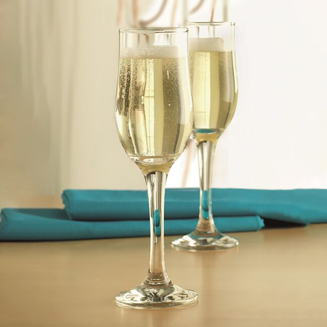 Ravenhead Tulip 200ml Flute Glass Set Of 4