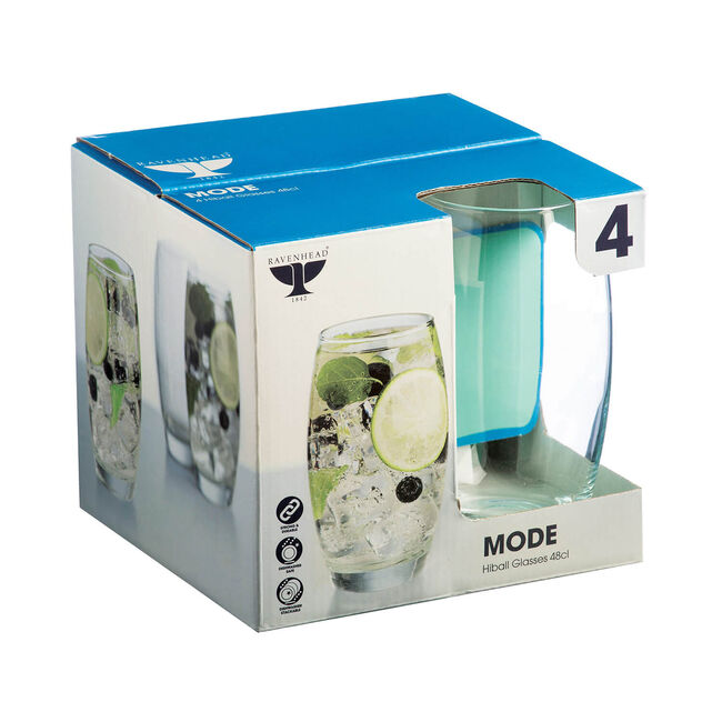 Mode Hi-Ball Glasses  -  Set of 4