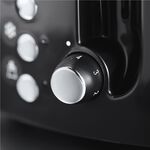Russell Hobbs Textures Black 2 Slice Toaster