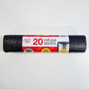 20 Pack 70L Refuse Drawstring Sacks