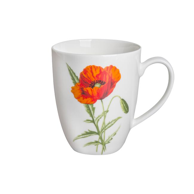 Ruby Hart Poppy Barrel Mug 400ml