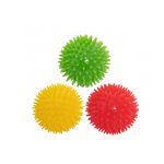 Spiky Rubber Ball Dog Toy 3 Pack - Assorted