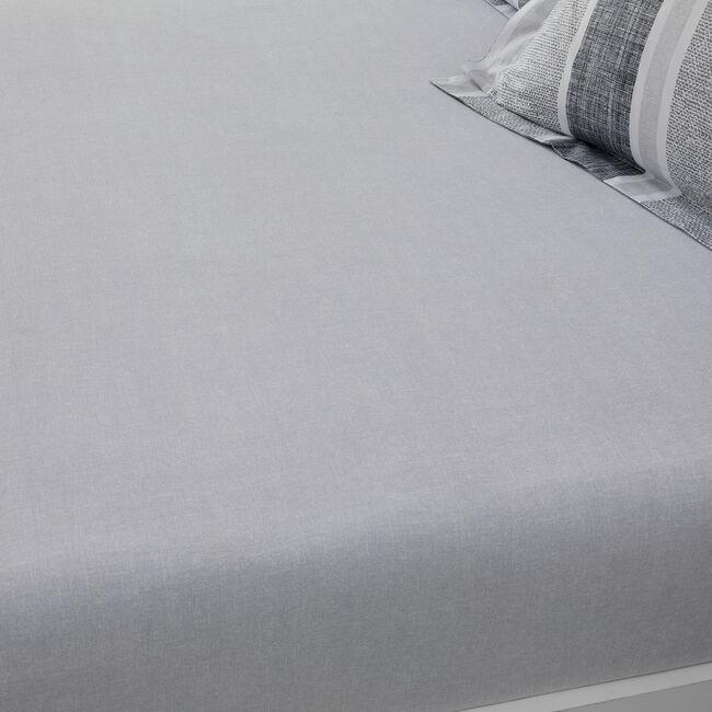 RONAN GREY Single Fitted Sheet