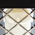 Flickering Warm White Solar LED Candle Lantern