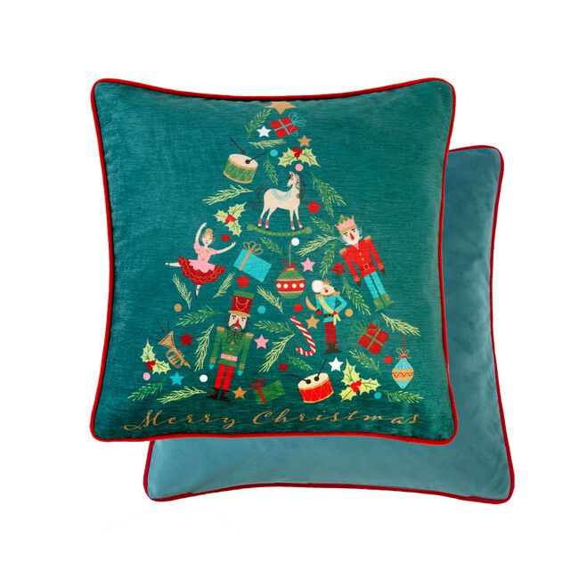 Nutcracker 2 Pack Cushion Covers 45cm x 45cm 