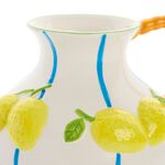 Lemon Ceramic Pitcher Vase