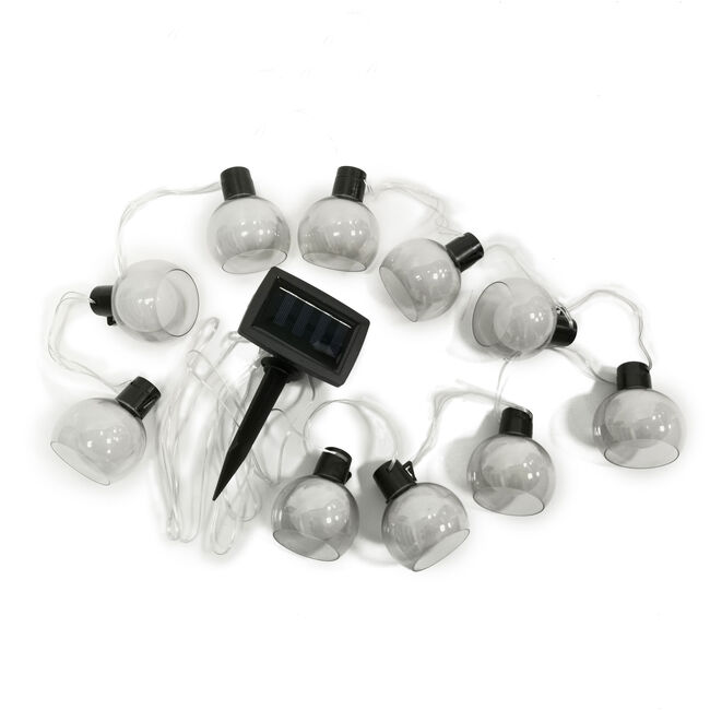 Dual Function Solar Bulb String Lights 2m