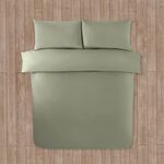 DOUBLE DUVET COVER&nbsp; Brushed Cotton Twill Forest