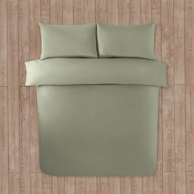 DOUBLE DUVET COVER&nbsp; Brushed Cotton Twill Forest