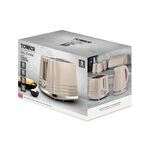 TOWER SOLITAIRE BEIGE 2 Slice Toaster