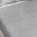 BRUSHED COTTON SIMON NATURAL Single Fitted Sheet