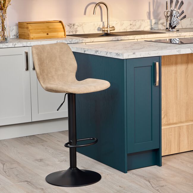 Kerr Bar Stool - Taupe