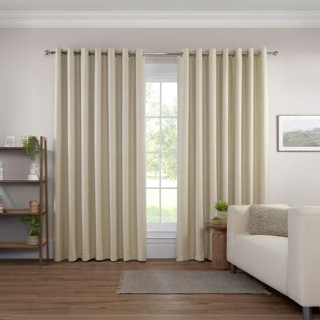 BLACKOUT & THERMAL BRUSHED OATMEAL 66x72 Ctn