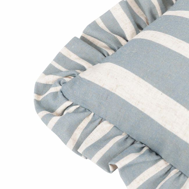 FURN CARMON STRIPE LINEN/BLUE 40x60 Cushion