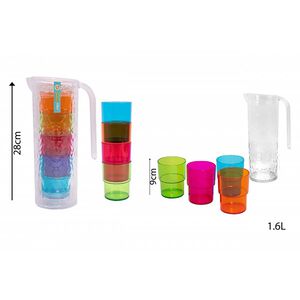 Bello Pitcher With 4 Tumblers