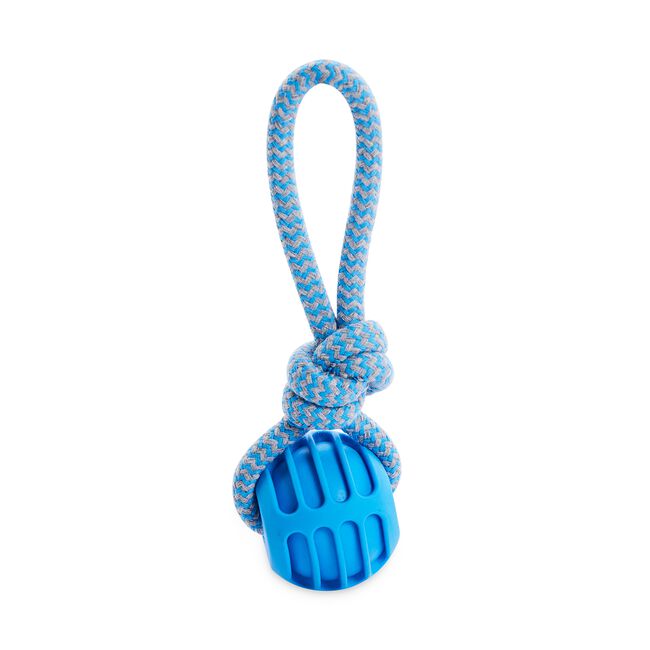 Small Dog & Puppy Rubber & Rope Tug Toy
