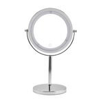 Visage LED Chrome 5X Cosmetic Mirror