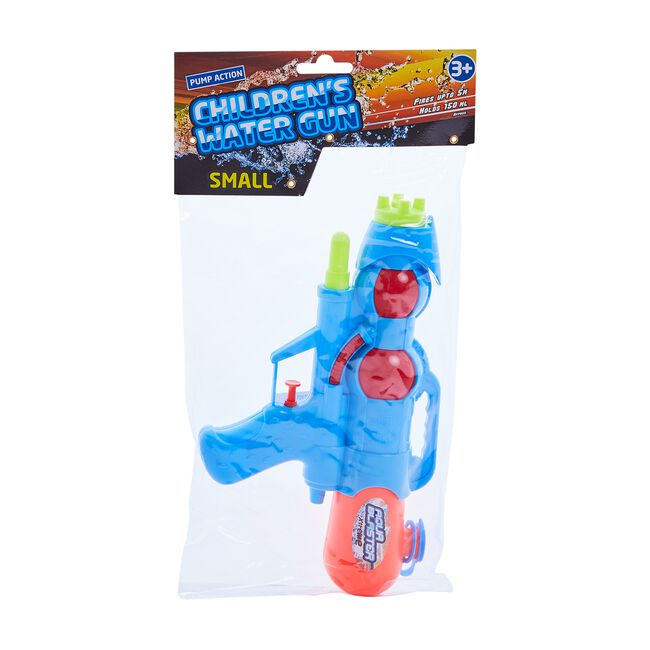 Childrens Small Water Gun - Blue/Orange 