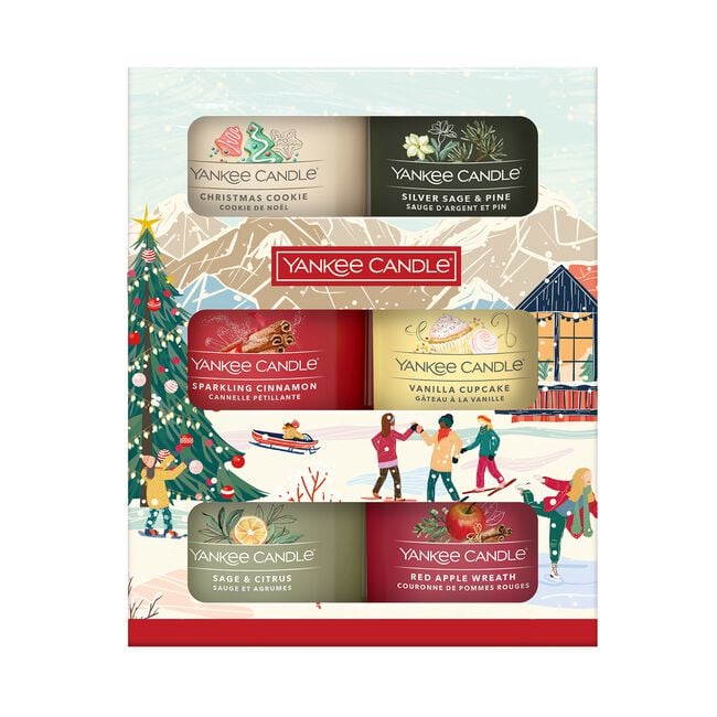 Yankee Candle Christmas Gift Set 6 Votive Candles