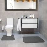2 Piece Cotton Plain Dye Bathroom Set
