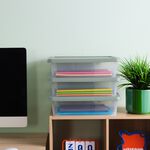 Wham 8L Green Lid Storage Box Set Of 3