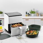 Lekue Grey Silicone Large Air Fryer Basket