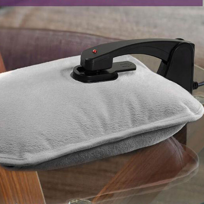 Spa Rechargeable Grey Hot Water Bottle