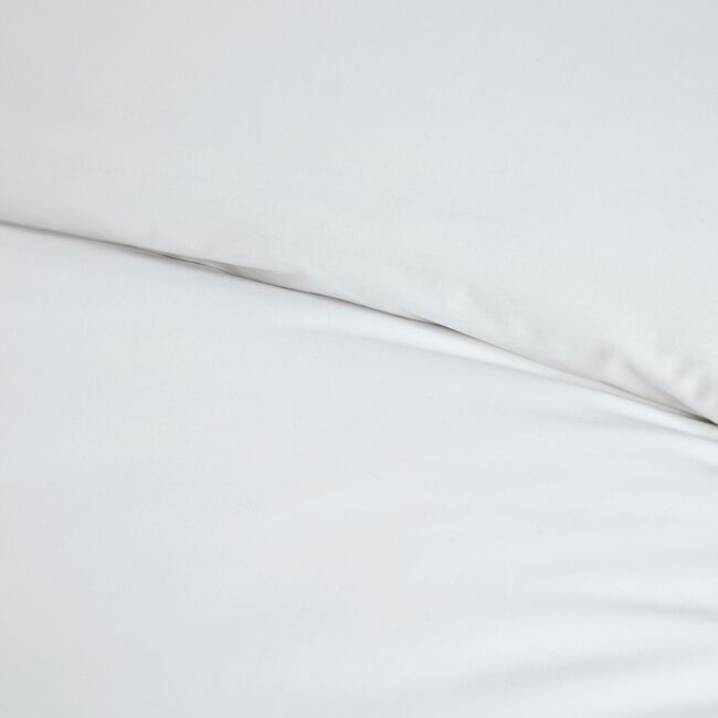 KING SIZE DUVET COVER White 200tc