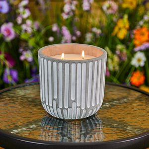 Ribbed Pot Citronella Candle