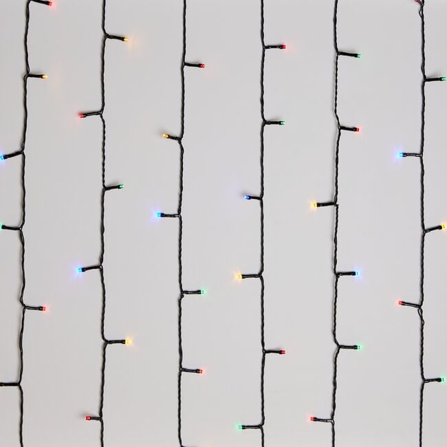 200 MULTICOLOUR Outdoor Led Timer Lights